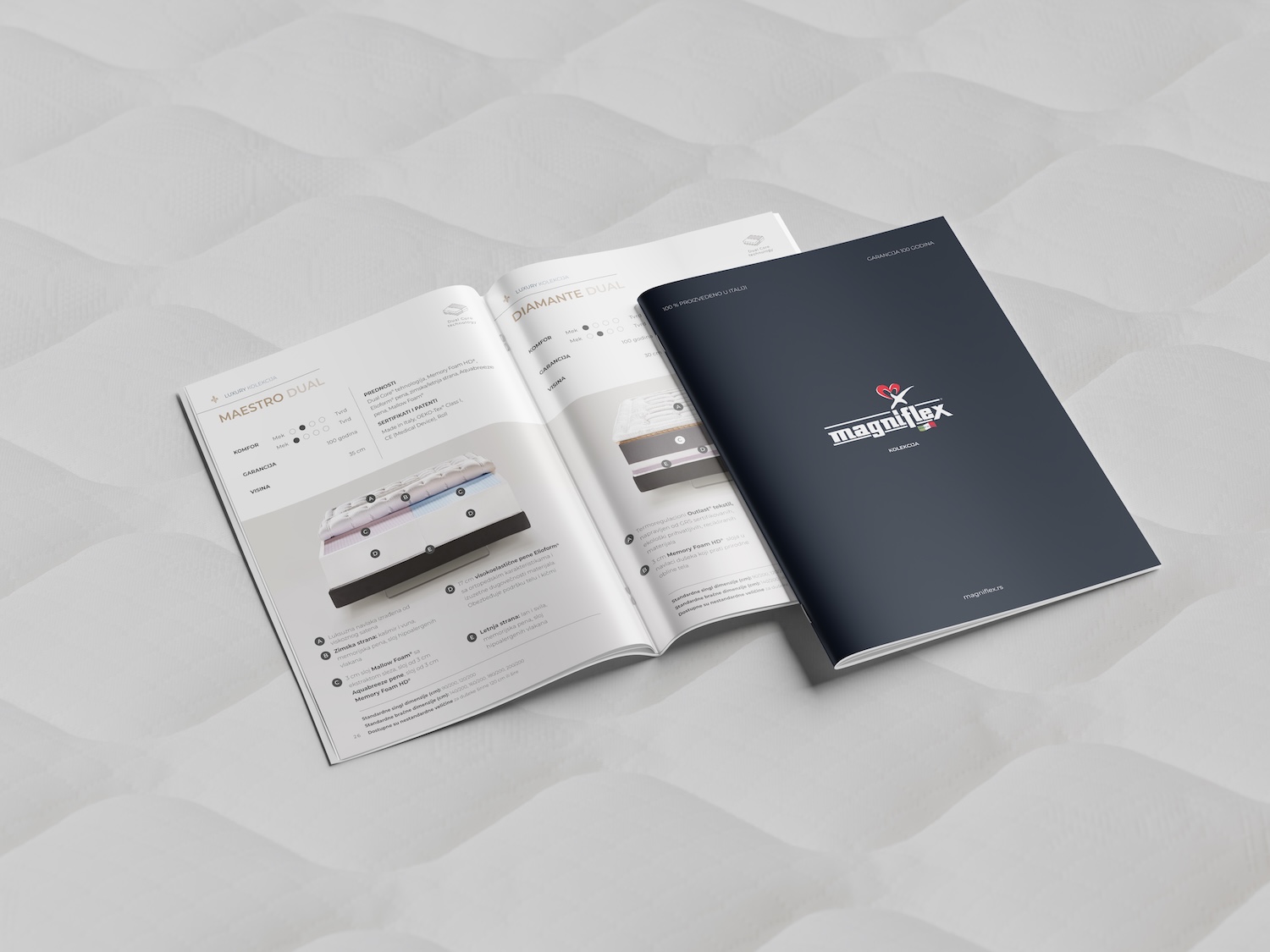Magniflex & Alfa Print - Luxury Presentation of Premium Products