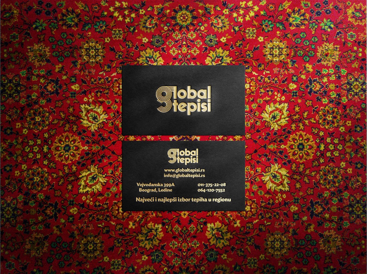 Marketing Material for Global Carpets Store - Alfa Print in the Service of Luxury