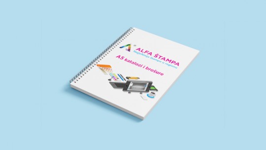 A5 brošure i katalozi (spiralni povez)