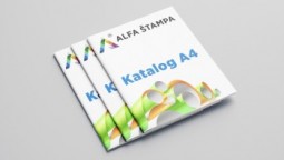 A4 brochures and catalogs (stapled)