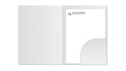 A4 folders with glued pockets