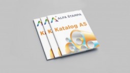 A5 brochures and catalogs (stapled)