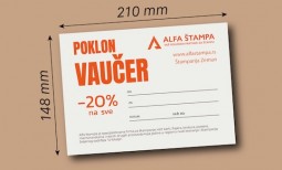 A5 vouchers