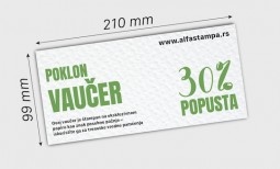 DL vouchers on special paper