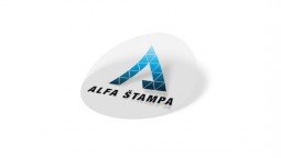 Round transparent stickers